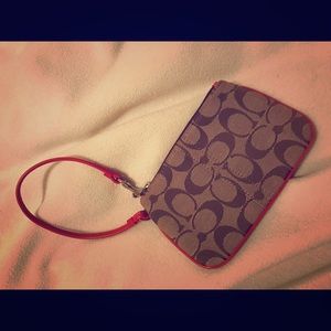 Coach wristlet